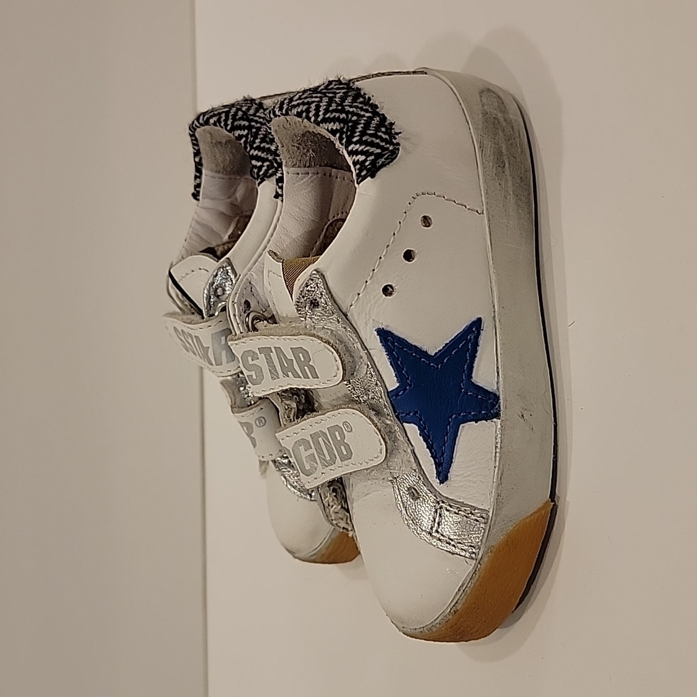 Golden Goose Old school sneakers shoes size 21 toddler velcro sneakers k…